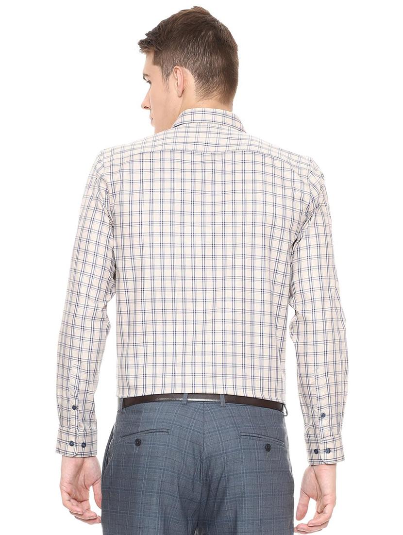 beige cotton formal shirt - 15648407 - Zoom Image - 2