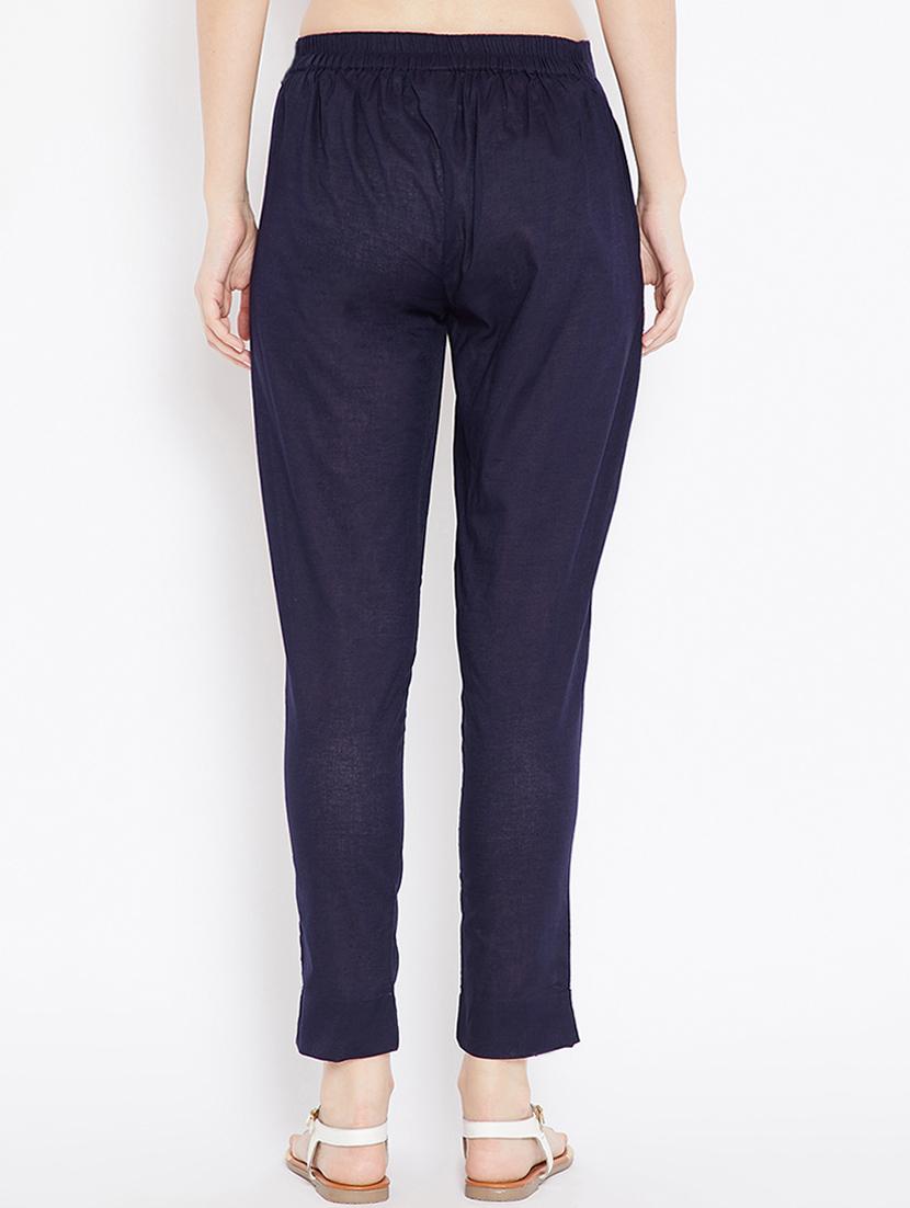 high waist flat front trouser - 15648805 - Zoom Image - 3