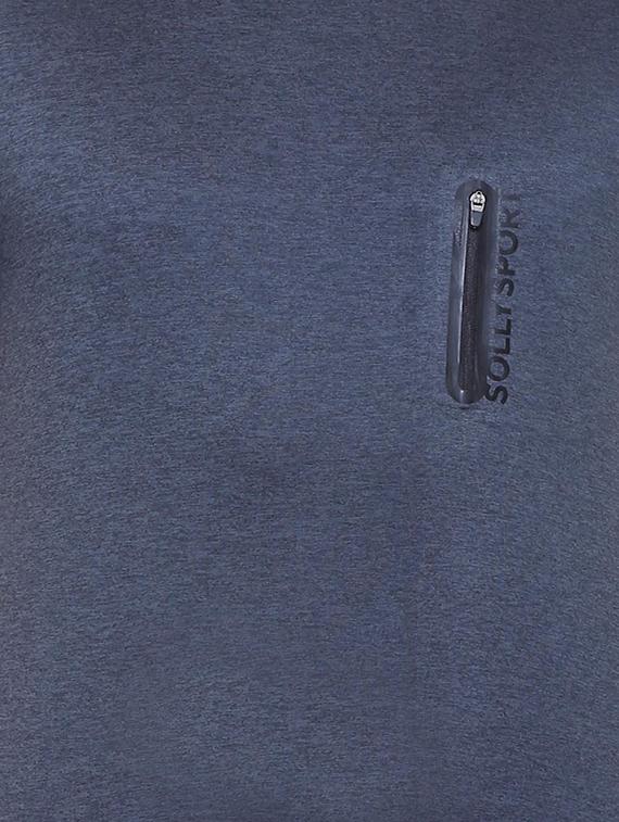 blue polyester pocket t-shirt - 15648855 - Zoom Image - 4