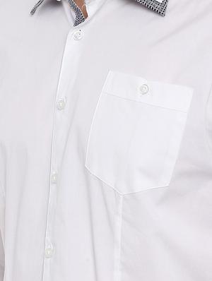 white cotton casual shirt - 15648918 - Standard Image - 4