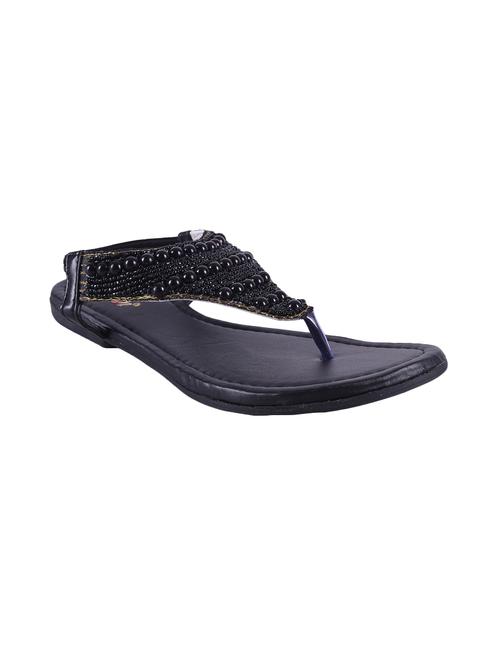 black embellished open toe sandal - 15649680 - Very Small Image - 1