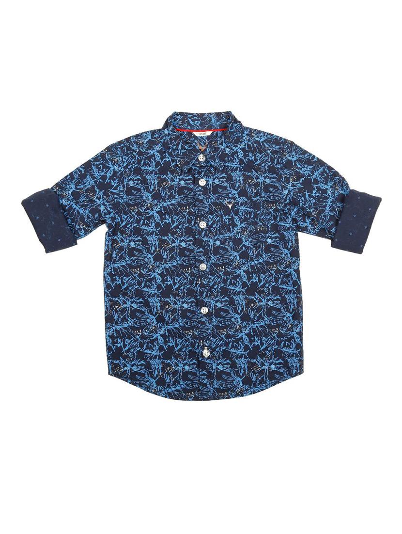 blue cotton shirt - 15650003 - Zoom Image - 1