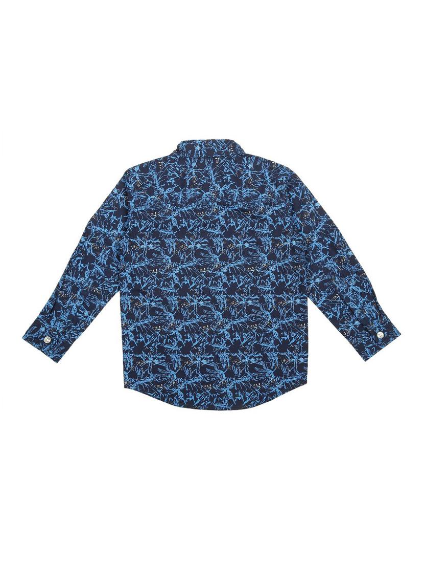 blue cotton shirt - 15650003 - Zoom Image - 2