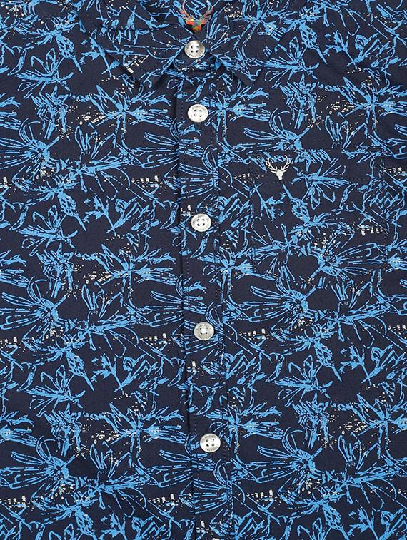blue cotton shirt - 15650003 - Zoom Image - 3