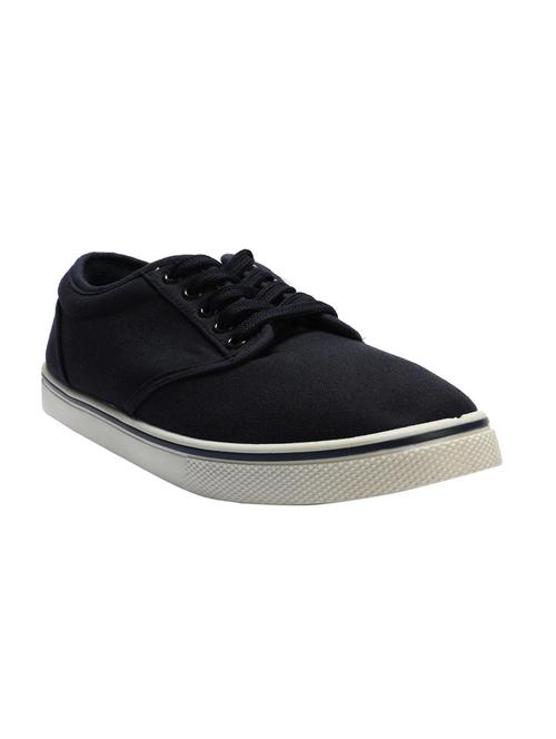 black canvas lace up sneakers - 15650075 - Standard Image - 1