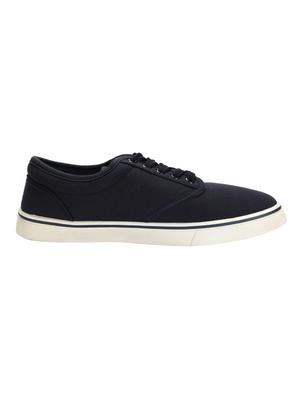 black canvas lace up sneakers - 15650075 - Standard Image - 2
