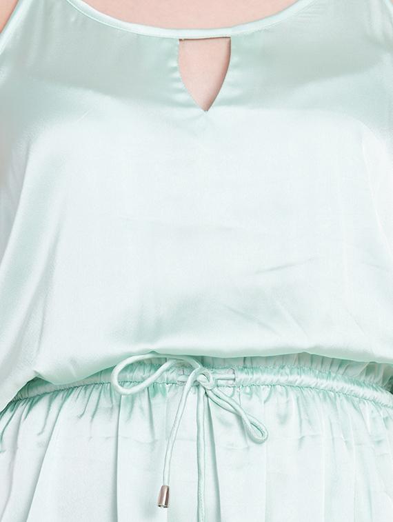 drawstring waist blouson dress - 15650362 - Zoom Image - 4