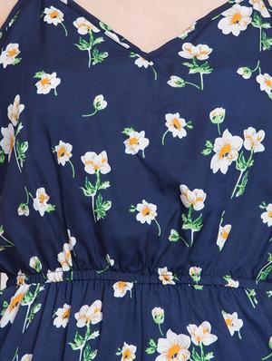elasticated waist floral jumpsuit - 15650370 - Standard Image - 4