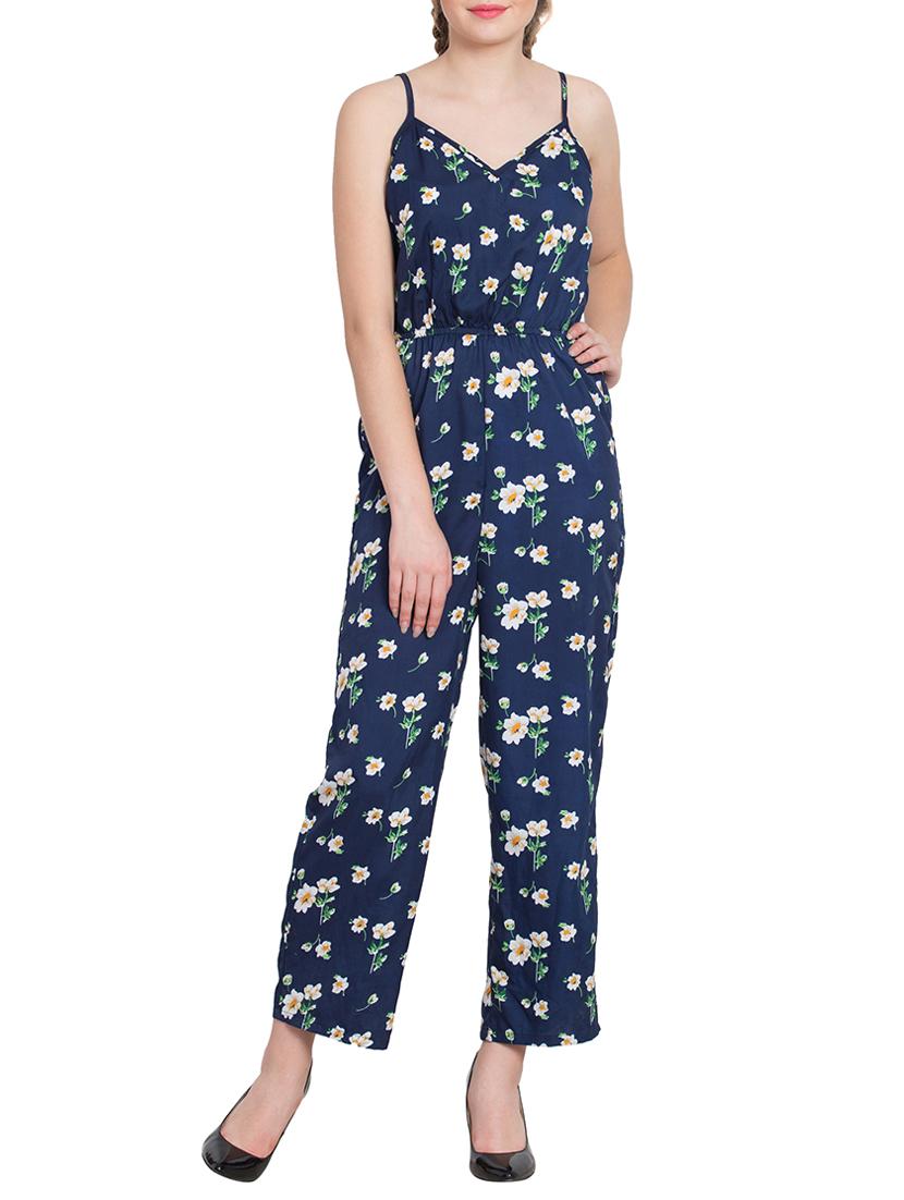 elasticated waist floral jumpsuit - 15650370 - Zoom Image - 1