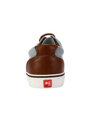 blue canvas lace up sneakers - 15650526 - Standard Image - 3