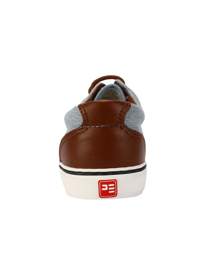 blue canvas lace up sneakers - 15650526 - Zoom Image - 3