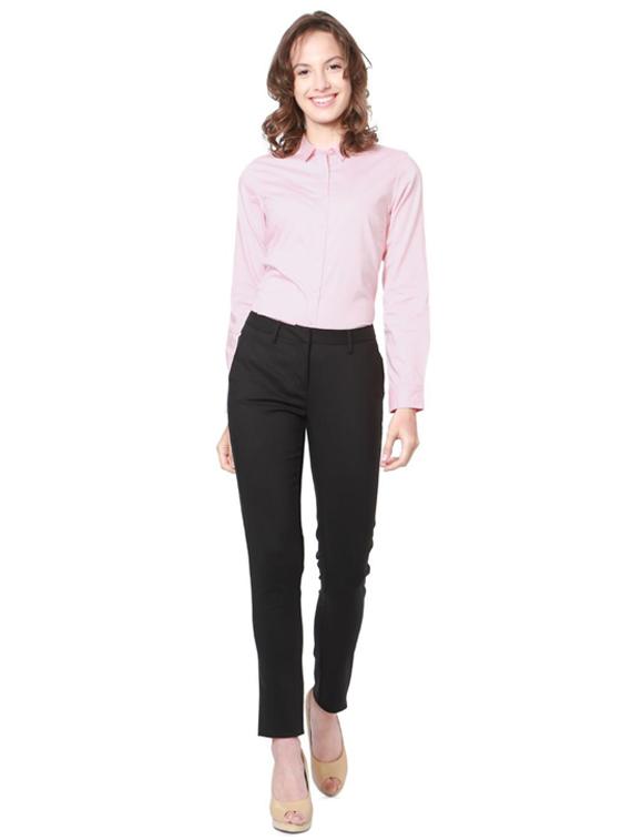 mid rise ankle length chinos - 15650979 - Zoom Image - 3