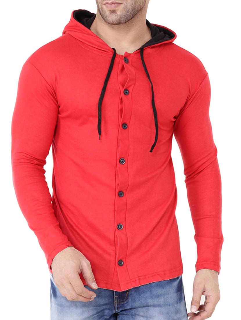 red cotton t-shirt - 15651733 - Zoom Image - 1