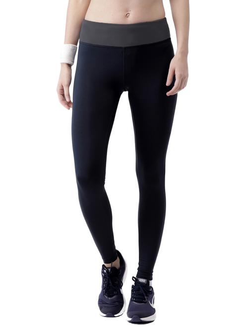 mid waist solid track pant - 15652281 - Very Small Image - 1
