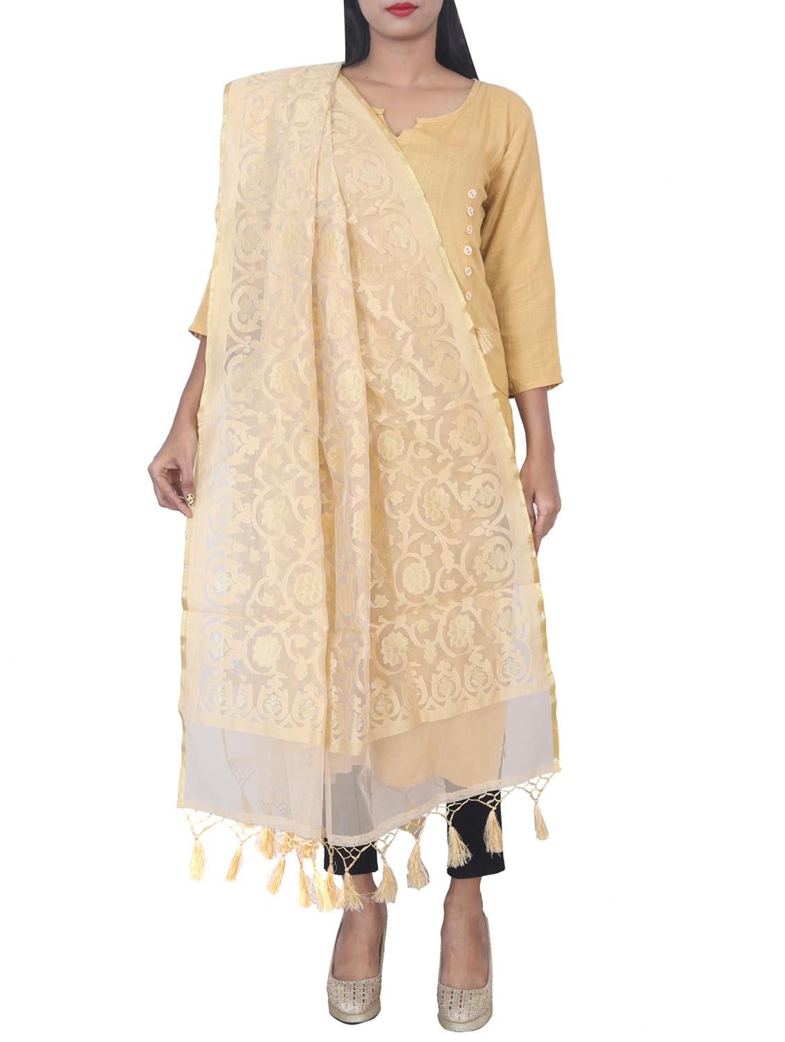 zari n resham weaving banarasi dupatta - 15652562 - Zoom Image - 2
