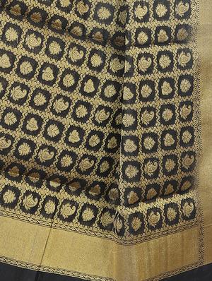 chanderi banarasi dupatta - 15652685 - Standard Image - 3