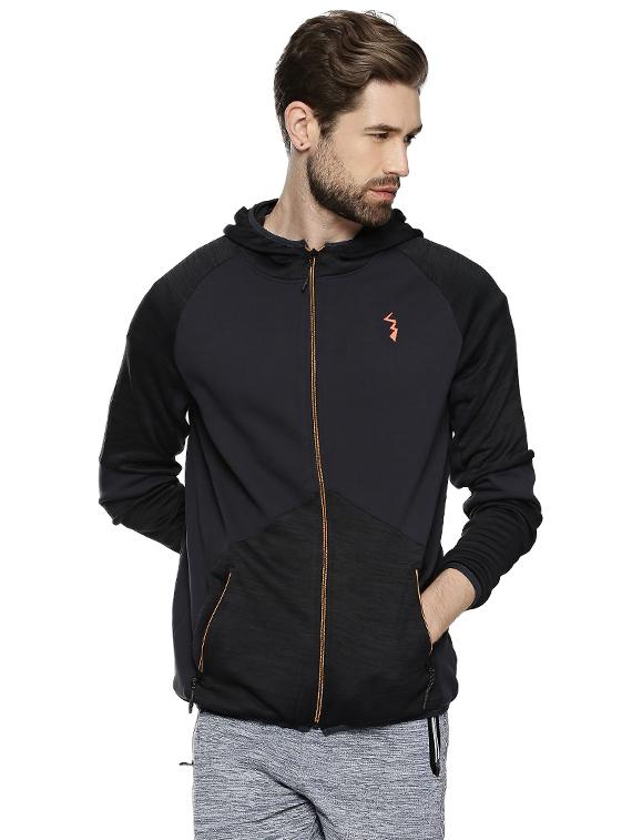 black polyester sweatshirt - 15652753 - Zoom Image - 1
