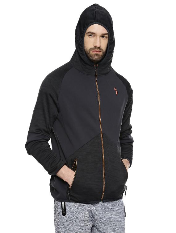 black polyester sweatshirt - 15652753 - Zoom Image - 2