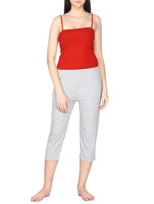 mid waist sleepwear capri - 15653370 - Standard Image - 4
