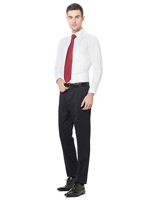 navy blue polyester blend single suit - 15654117 - Standard Image - 2