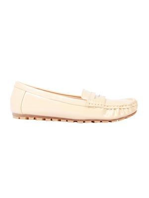 beige patent leather slip on loafers - 15654527 - Standard Image - 2