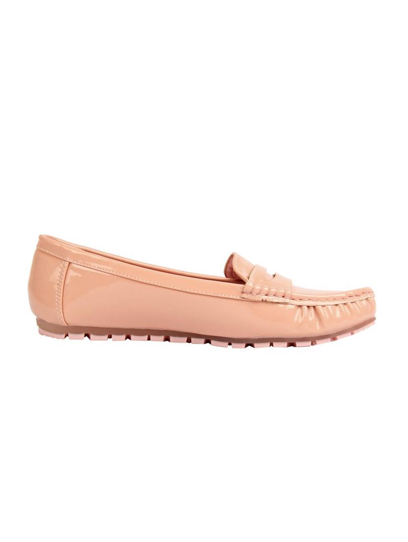 pink patent leather slip on loafers - 15654528 - Zoom Image - 2