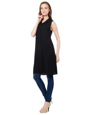 concealed placket shirt tunic - 15654605 - Standard Image - 2