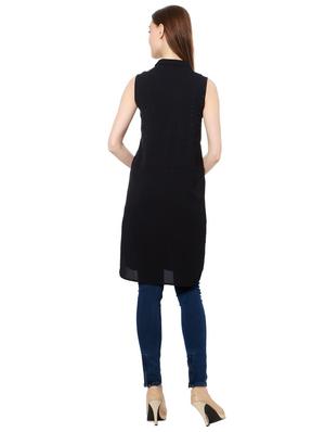 concealed placket shirt tunic - 15654605 - Standard Image - 3