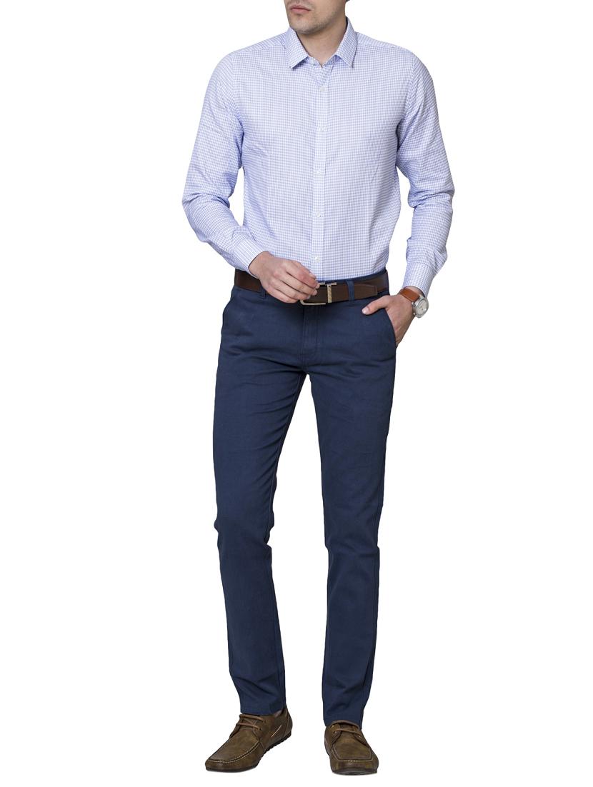 blue cotton chinos - 15655154 - Zoom Image - 4