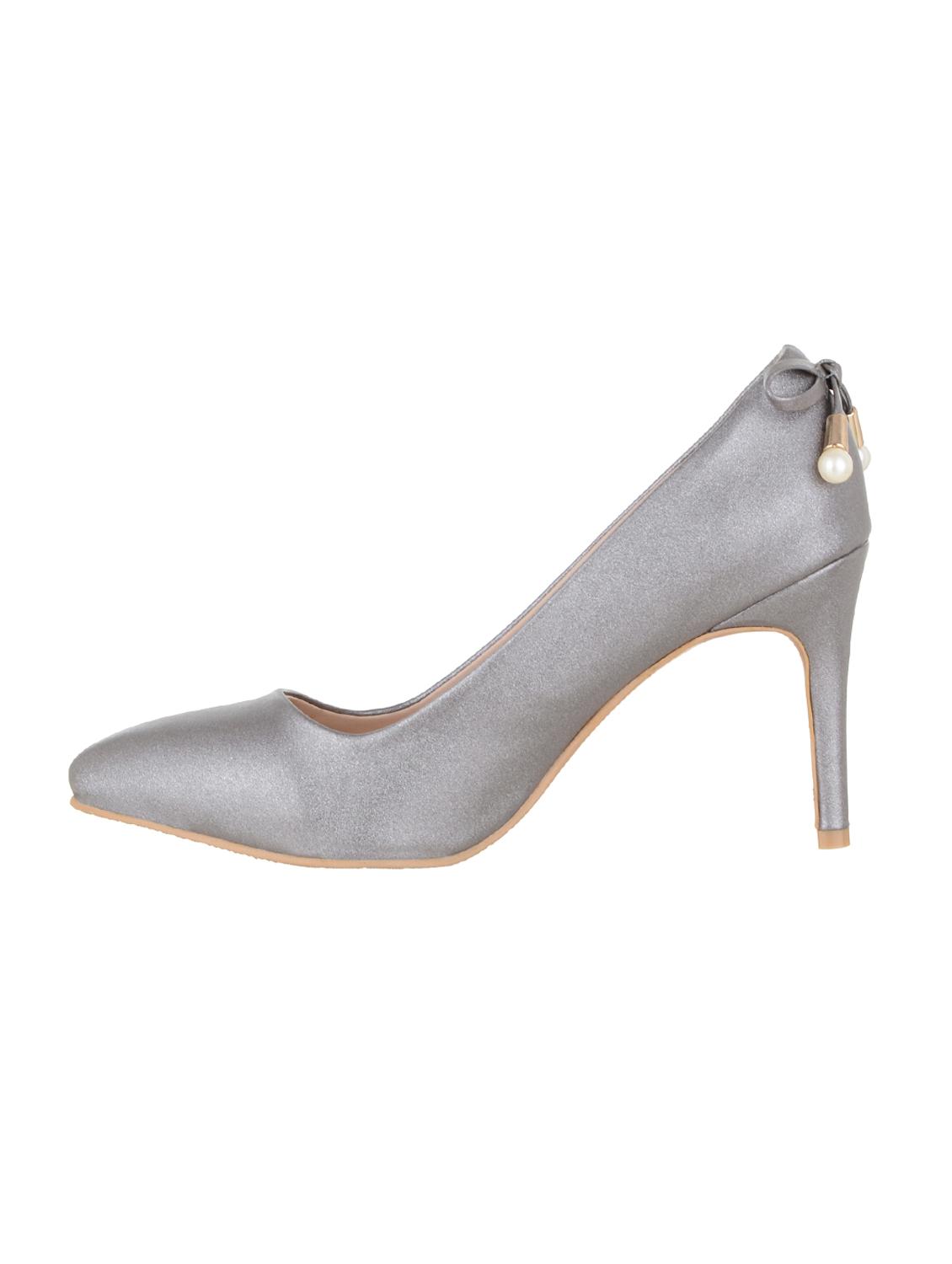 grey slip on pumps - 15655780 - Zoom Image - 2