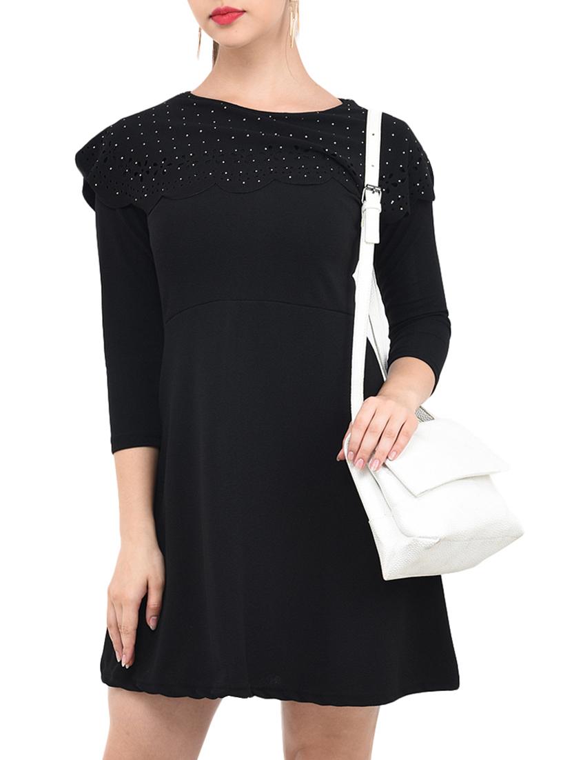 embellished a-line dress with cut work - 15656993 - Zoom Image - 1