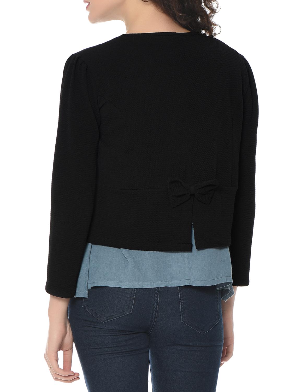 bow detail long sleeved shrug - 15657410 - Zoom Image - 3