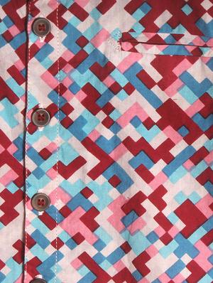 multi colored silk blend shirt - 15658601 - Standard Image - 3