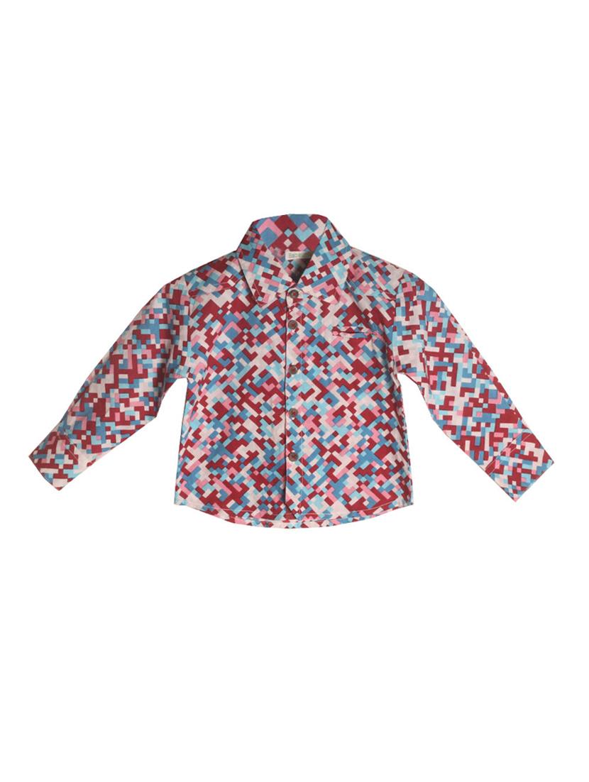 multi colored silk blend shirt - 15658601 - Zoom Image - 1