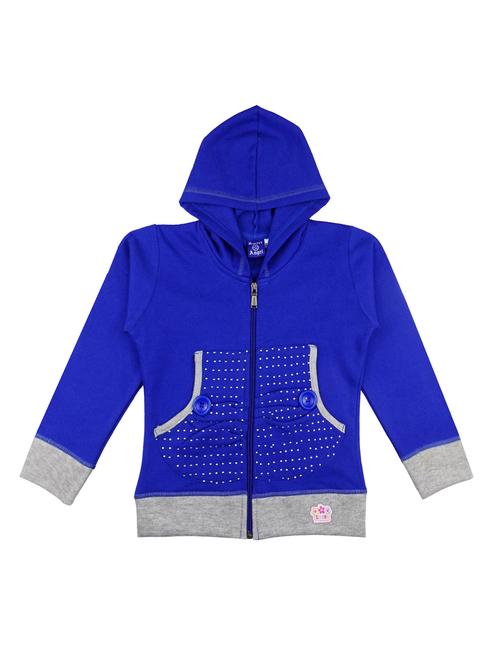 blue cotton sweatshirt - 15659688 - Standard Image - 1