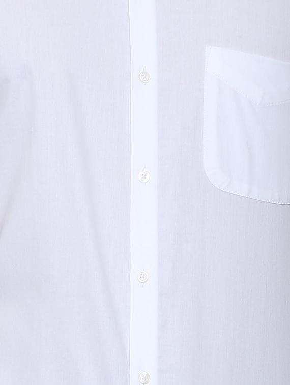 white cotton casual shirt - 15669328 - Zoom Image - 4