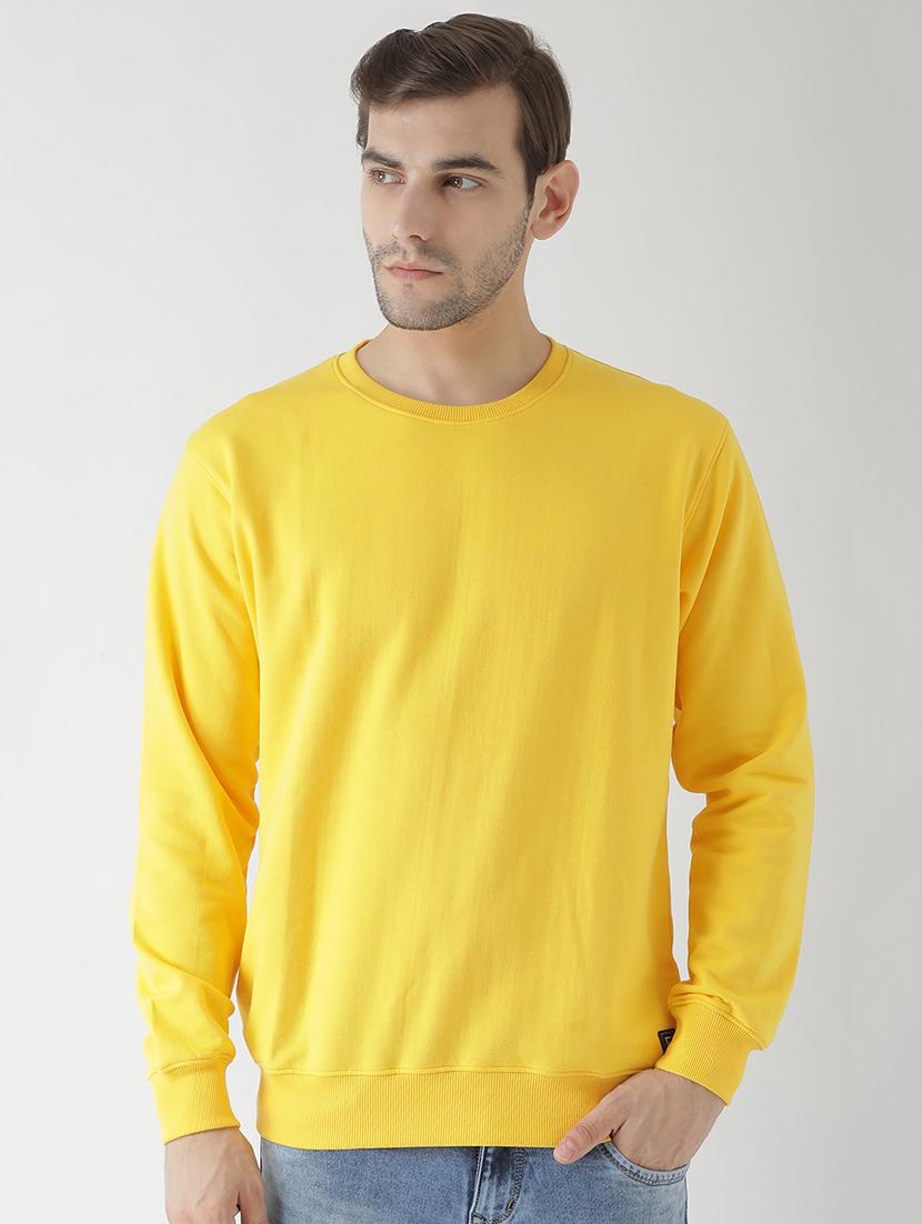 yellow fleece sweatshirt - 15670929 - Zoom Image - 1