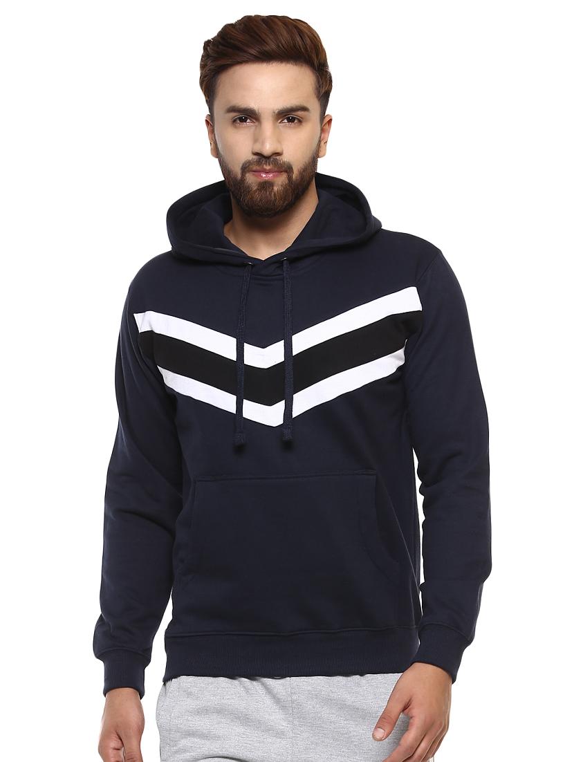 navy blue fleece sweatshirt - 15670932 - Zoom Image - 1