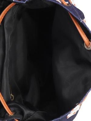 blue leatherette (pu) regular sling bag - 15670991 - Standard Image - 3