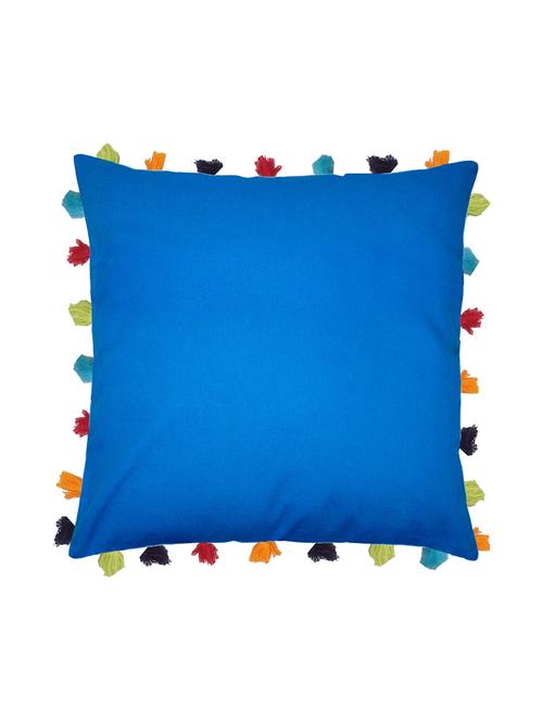 lushomes sky diver cushion cover with colorful tassels (single pc, 20 x 20) - 15671696 - Standard Image - 1