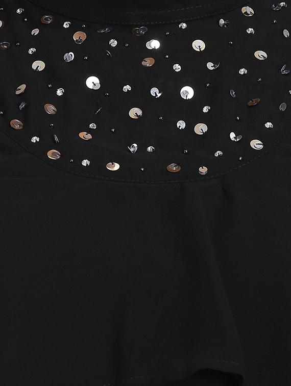 sequined layered sleeveless dress - 15671773 - Zoom Image - 4