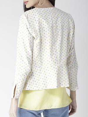 quirky print slit sleeved summer jacket - 15672361 - Standard Image - 3