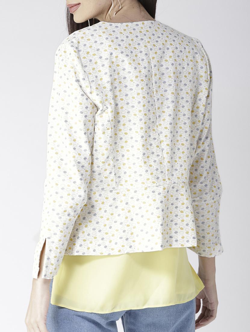 quirky print slit sleeved summer jacket - 15672361 - Zoom Image - 3