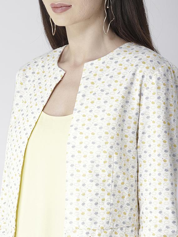 quirky print slit sleeved summer jacket - 15672361 - Zoom Image - 4