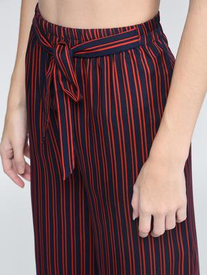 striped self belted palazzo - 15673794 - Standard Image - 4