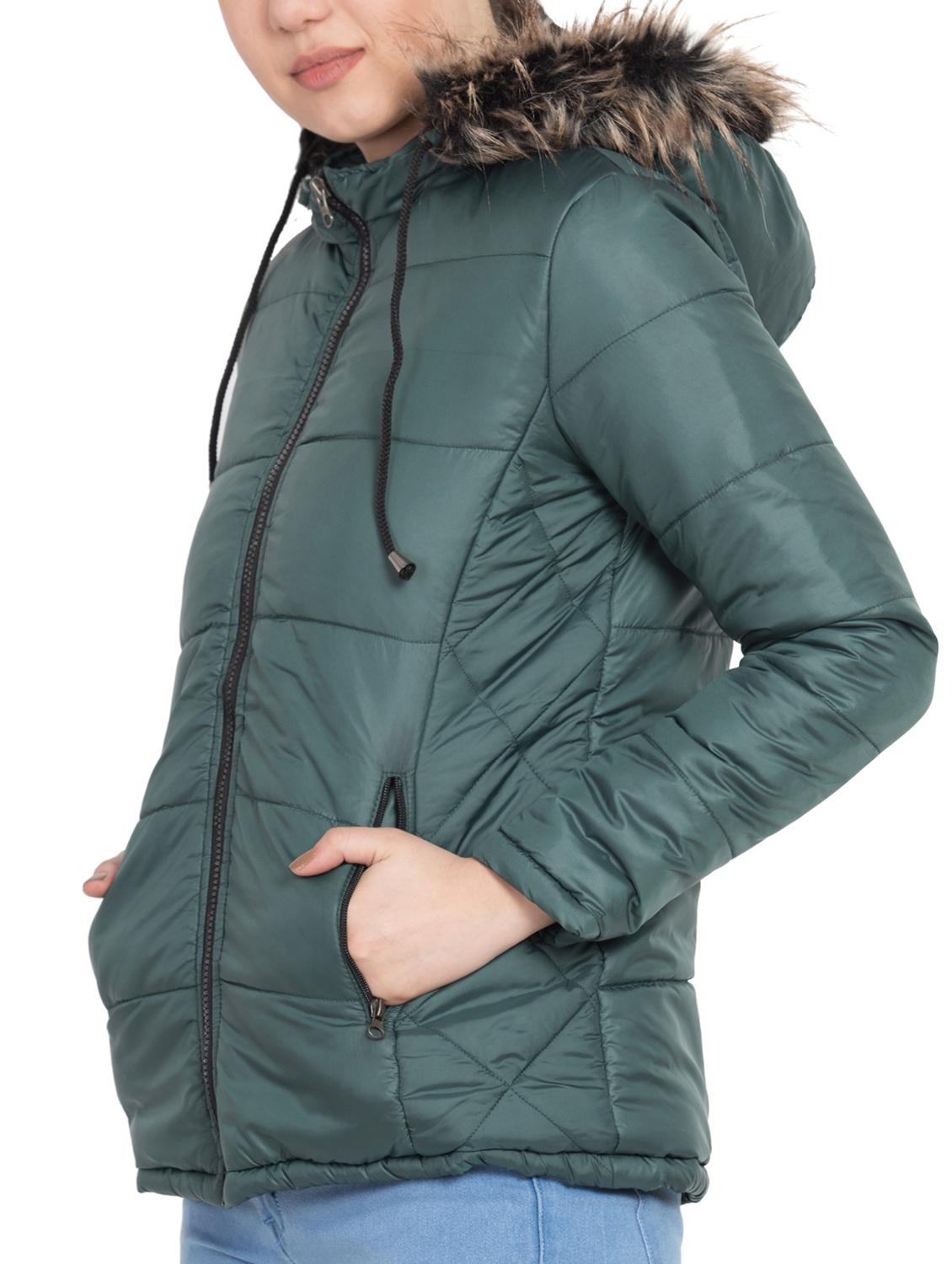long sleeved padded jacket - 15673964 - Zoom Image - 2
