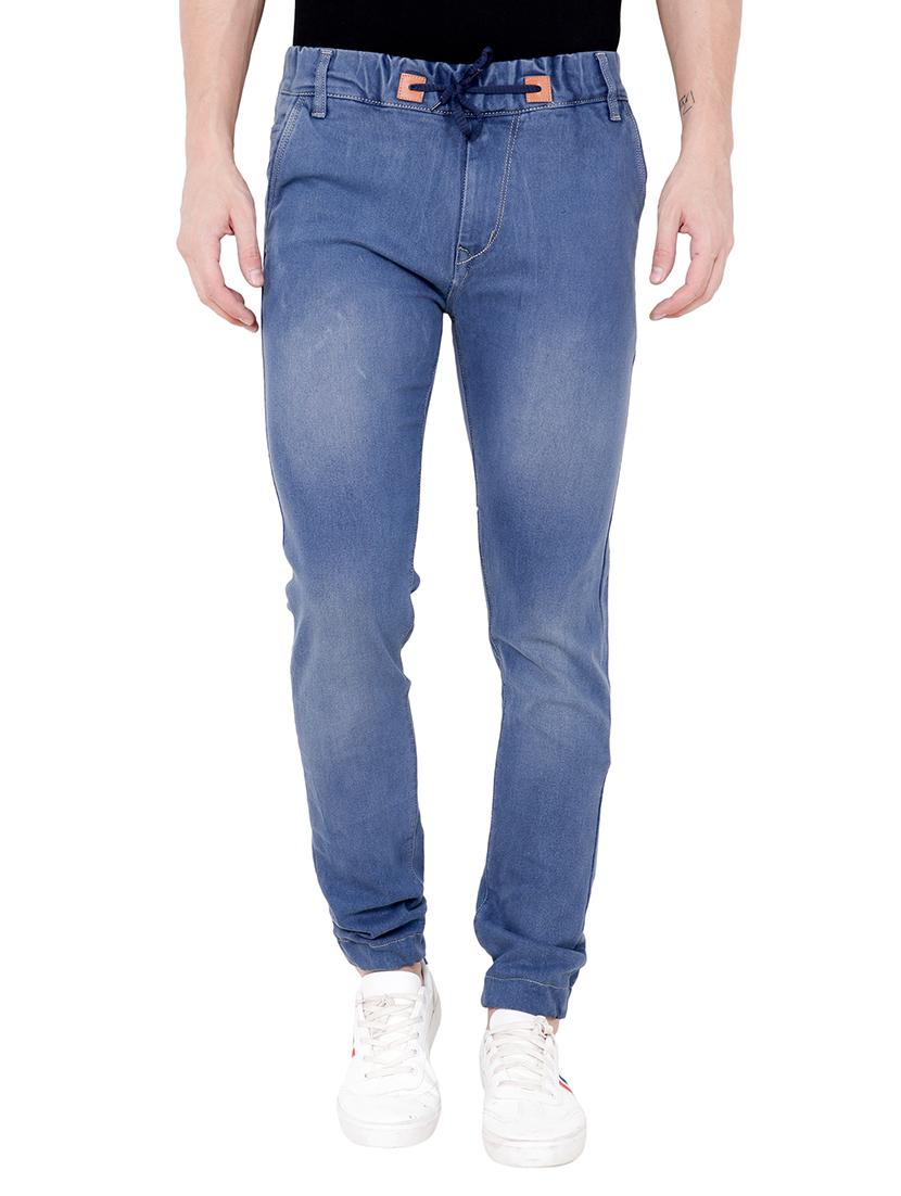 light blue denim joggers - 15674281 - Zoom Image - 1