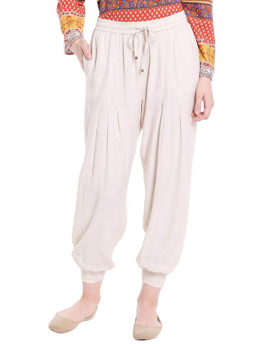 solid harem with drawstring - 15674909 - Zoom Image - 1