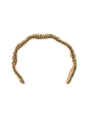 beige satin beaded bracelet - 15674961 - Standard Image - 3