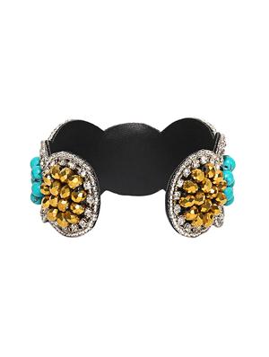 blue satin beaded bracelet - 15674964 - Standard Image - 2